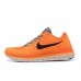 Кроссовки Nike Free Run Flyknit Оранжевые