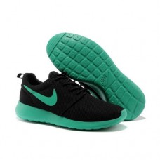 Кроссовки Nike Roshe Run Черно-бирюзовые
