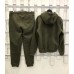 Чоловічий теплий костюм UGG Australia Print Tall Neck Hoodie Olive, оливковий, високе горло