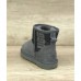 UGG Classic Mini Sparkle Rubber Boot Gray