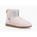UGG Classic Mini Sparkle Rubber Boot Seashell Pink