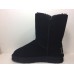 UGG Mid Bailey Button Bling Black