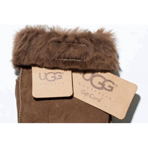 UGG Sheepskin Chocolate Gloves