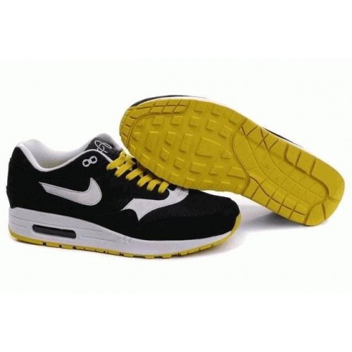 Кроссовки Nike Air Max 87 Черно-желтые (OVА-511)