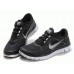 Кроссовки Nike Free Run Plus 3 Черно-серые  (ОМ-356)