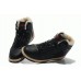 Кроссовки Nike Dunk High с мехом Черные (О-321)
