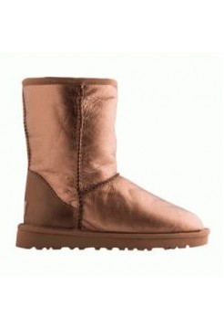 UGG Classic Short LEATHER Gold (М478)