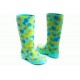 Сапоги Crocs Wellie Polka Dot Rain Boot 15374-1 Island green / Ocean