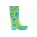Сапоги Crocs Wellie Polka Dot Rain Boot 15374-1 Island green / Ocean