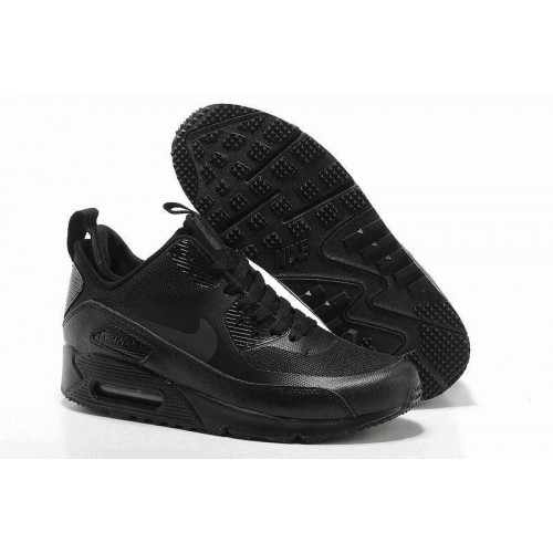 Кроссовки Nike Air Max Sneakerboot All Black (ОЕ321)