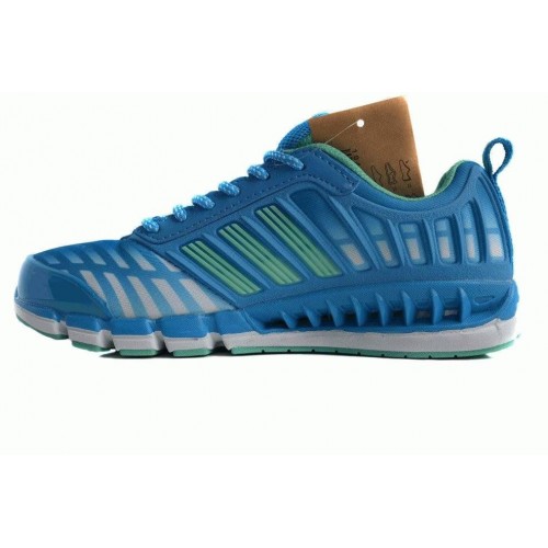 Кроссовки Adidas ClimaCool Синий-зеленый (К168)