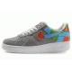 Кроссовки Nike Air-Force Low Grey Blue Red (О-247)