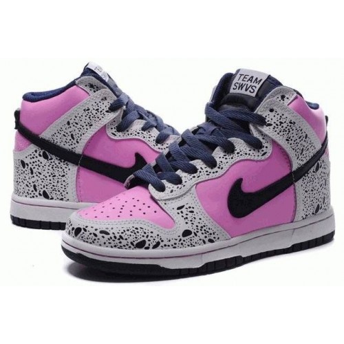 Кроссовки Nike Dunk High Pink/Grey