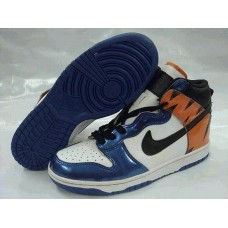 Кроссовки Nike Dunk High White Blue Orange