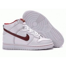 Кроссовки Nike Dunk High White Red