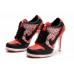 Ботиночки Nike Dunk Low Heels 05 Black/Wh/Red