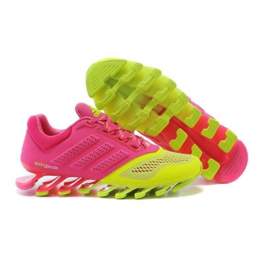 Кроссовки Adidas Springblade 2 Drive Pink/Yellow (О877)