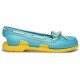 Crocs Beach Line Boat Shoe Blue Yellow