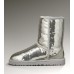 UGG Classic Short Sparkles Silver