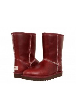UGG Classic Short Leather Red (О-214)