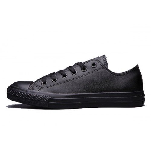 Кеди Converse Chuck Taylor All Stars Low Leather All Black (R-478)