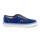 Кеды Vans Authentic синие/цветные шнурки (Р621)