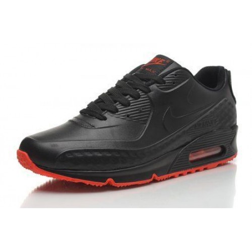 Кроссовки Nike Air Max 90 First Leather Black Red