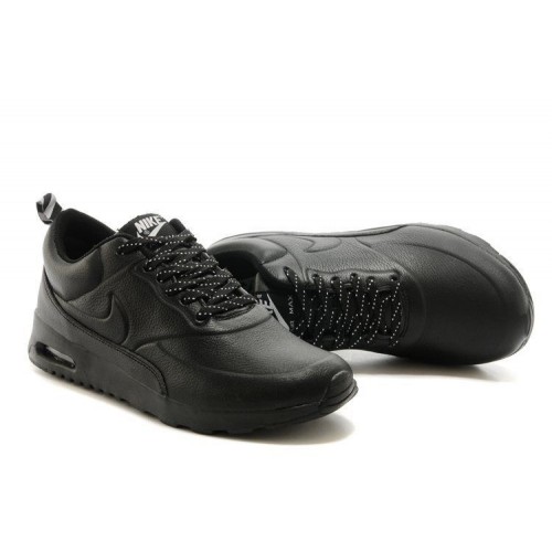 Кроссовки Nike Air Max Thea Leather Black (О-511)