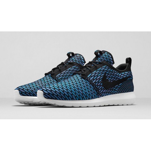 Кросівки Nike Roshe Run Flyknit London Blue (ОР-524)