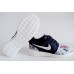 Кроссовки Nike Roshe Run Цветы черный (V-443)