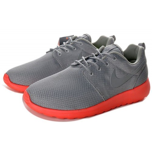 Кроссовки Nike Roshe Run Grey/Pnk (V-334)