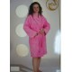 Женский махровый халат Nusa ns 11070 Розовый
