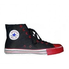 Кеды Converse Chuck Taylor All Stars High black/red (O-652)