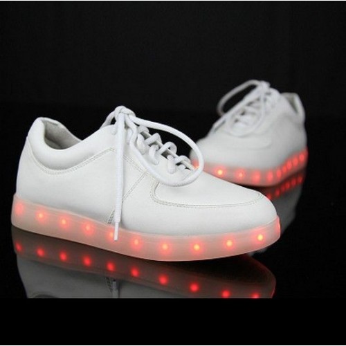 Кроссовки с LED подсветкой Белые (К-311)