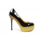 Туфли Yves Saint Laurent Черный/желт (О-211)