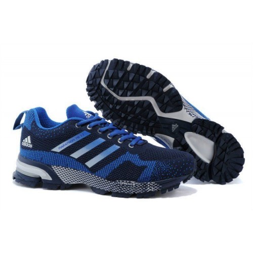 Кроссовки Adidas Marathon 10 Синие (О-416)
