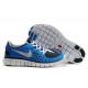 Кроссовки Nike Free Run Plus Синие (О-352)