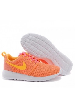 Кроссовки Nike Roshe Run Оранжевый (М-512)