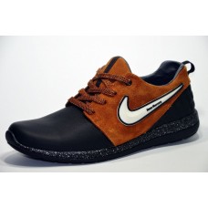 Кроссовки Nike New Mercury Черно/коричневые (Y-213)