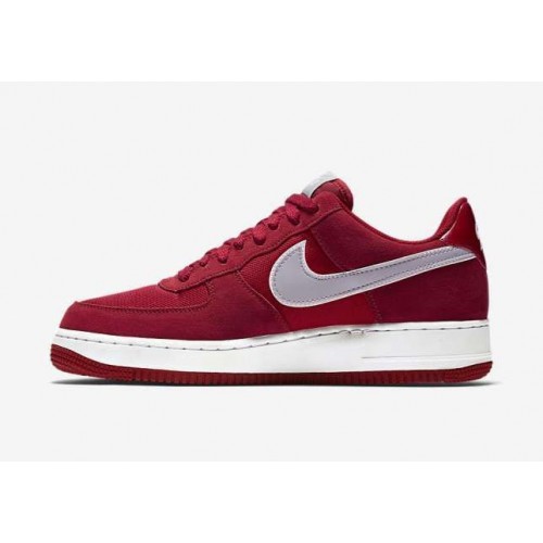 Кроссовки Nike Air Force Suede Red (Е-223)