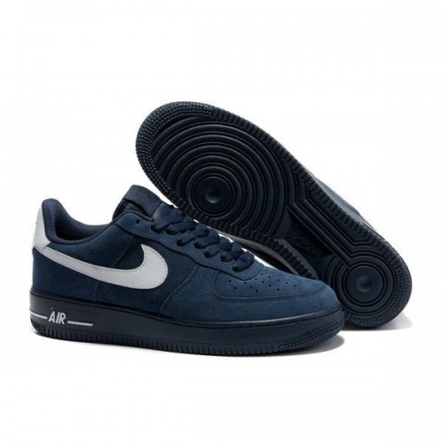 Кроссовки Nike Air Force Low Suede All Blue (VАM275)
