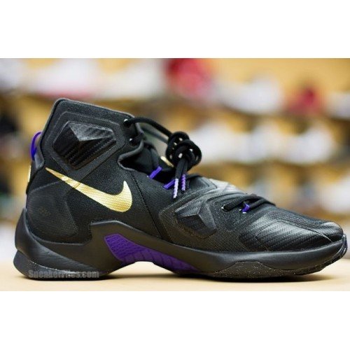 Кроссовки Nike Lebron 13 black purple (Е-216)