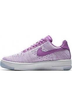 Кроссовки Nike Air Force Ultra Flyknit Low Orchid (ОЕ281)