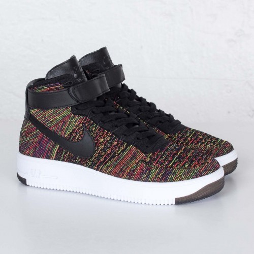 Кроссовки Nike Air Force Ultra Flyknit Mid Multicolor (Е-380)