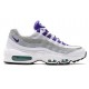 Кросівки Nike Air Max 95 QS White/Court Purple (Е-358)