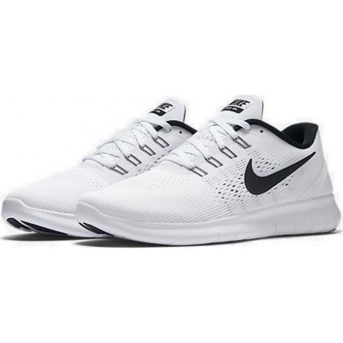 Кроссовки Nike Free Run White/Black (Е-122)