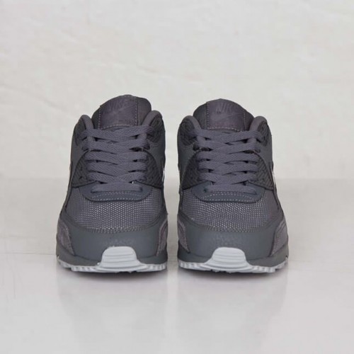 Кроссовки Nike Air Max 90 Premium Dark Grey/Wolf Grey  (Е-129)