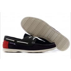 Мокасины Lacoste Blue Red (Е-711)
