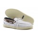 Мокасины Lacoste White and Coffee (Е-714)