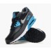 Кроссовки Nike Air Max 90 Черно-синие (А215)